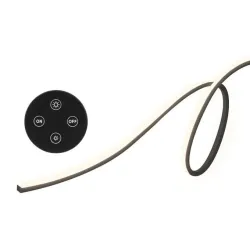 Melna akustiskā led lente 29w 2.6m 13mm