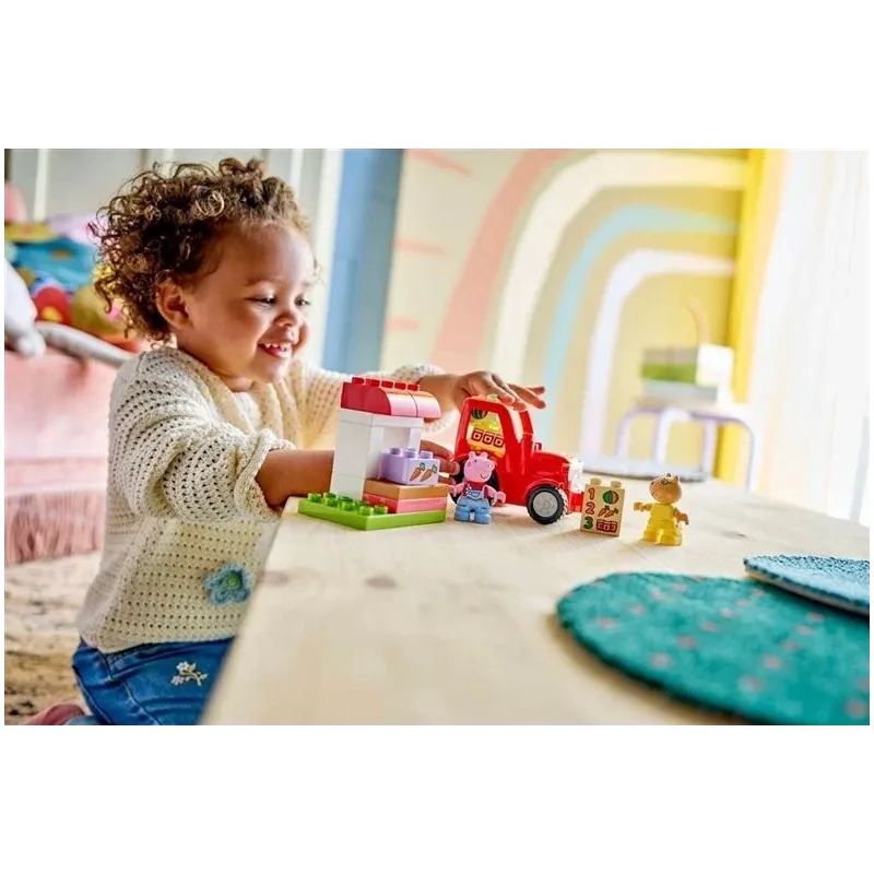 LEGO DUPLO Traktors un tirdzniecības stends 10468. 18 gab.