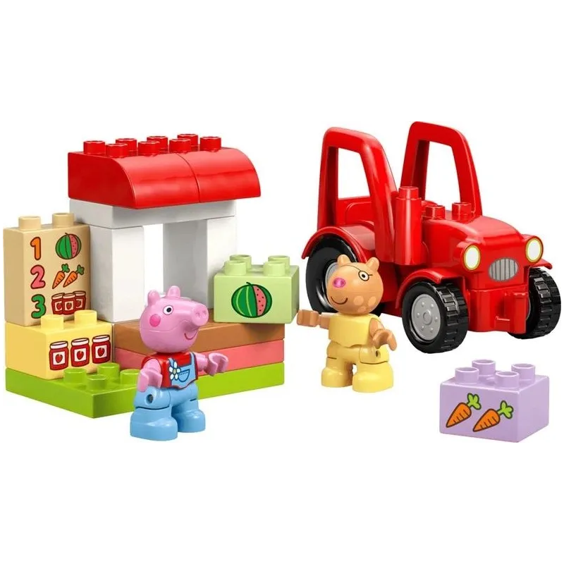 Constr lego tractor and market 10468