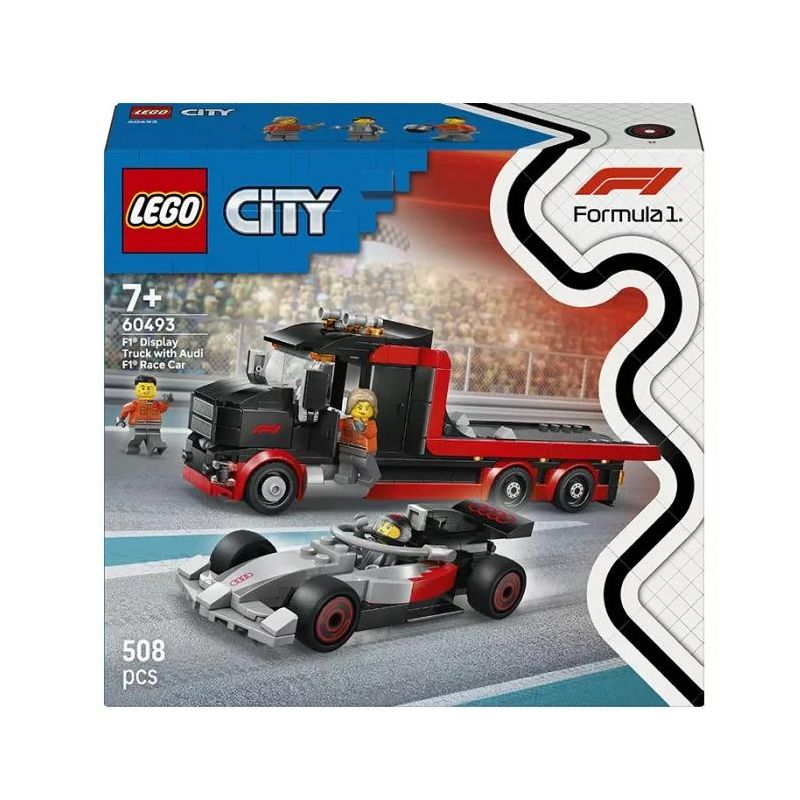 Konstruktorius LEGO City F1 sunkvežimis su Audi 60493.508vnt