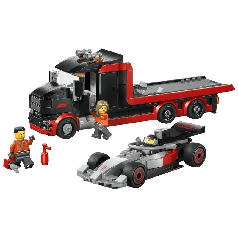Konstruktorius LEGO City F1 sunkvežimis su Audi 60493.508vnt