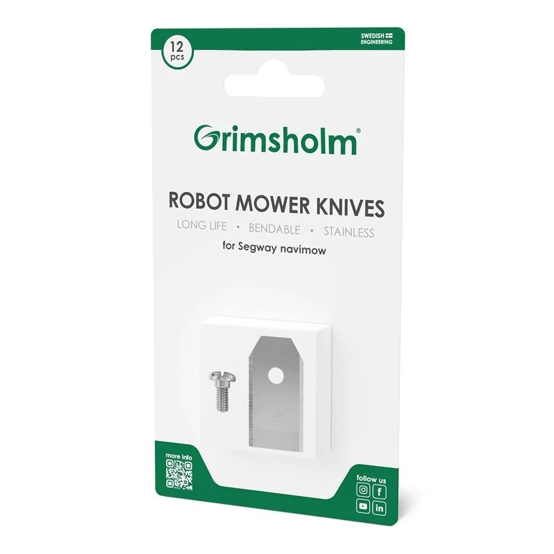 Asmeņi zāl pļāv robotam navimow 12gab