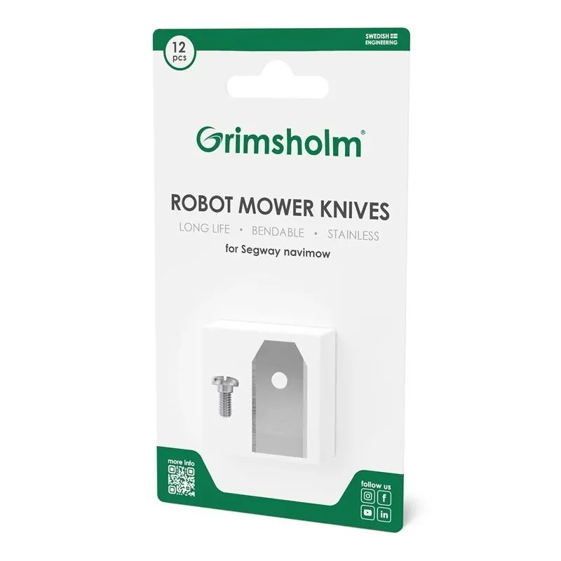 Asmeņi zāl pļāv robotam navimow 12gab