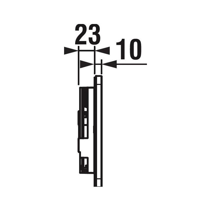 Dual flush push plate pl3 blma