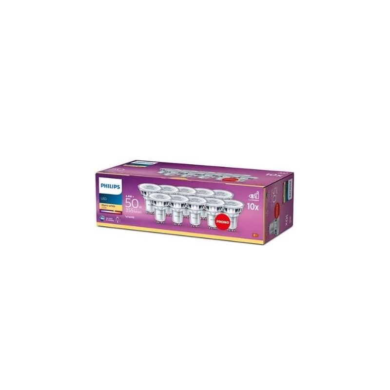 Sp. led gu10 5w 355lm 827 36 10pce