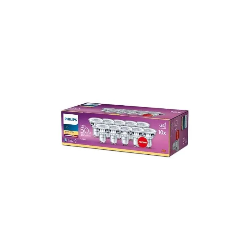 Lemputė led gu10 par16 5w 355lm 827 36 10vnt