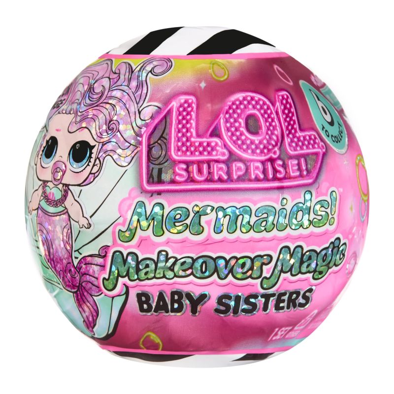 L.O.L. Surprise lelle Mermaids! Makeover Magic Little Sisters