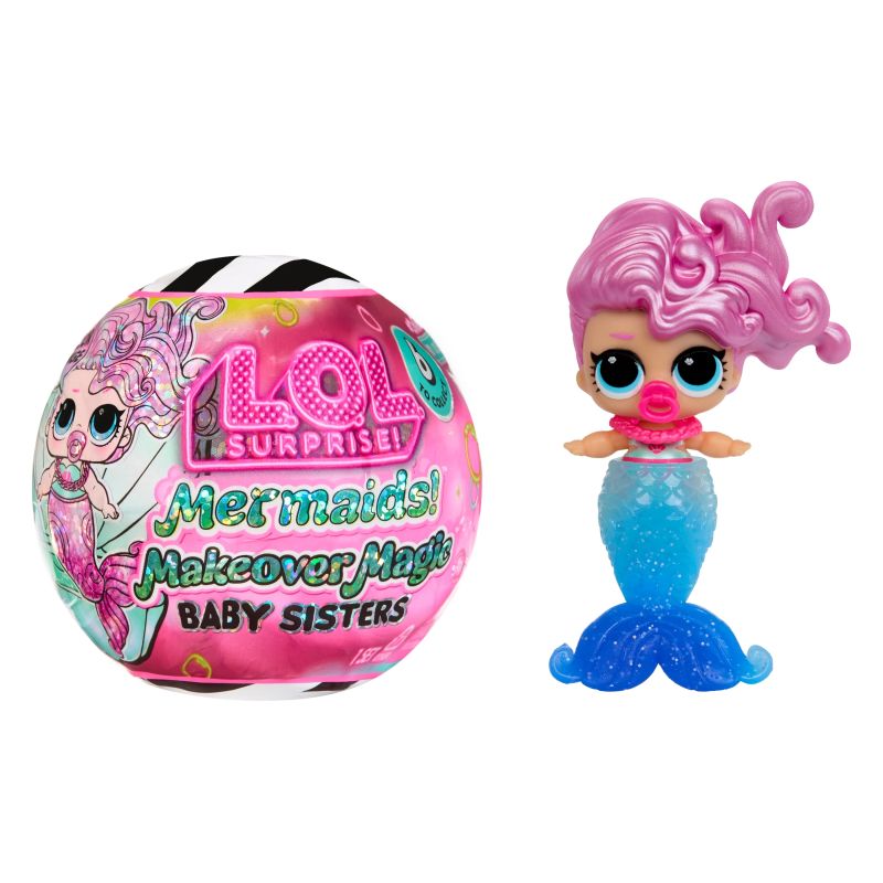 L.O.L. Surprise lelle Mermaids! Makeover Magic Little Sisters