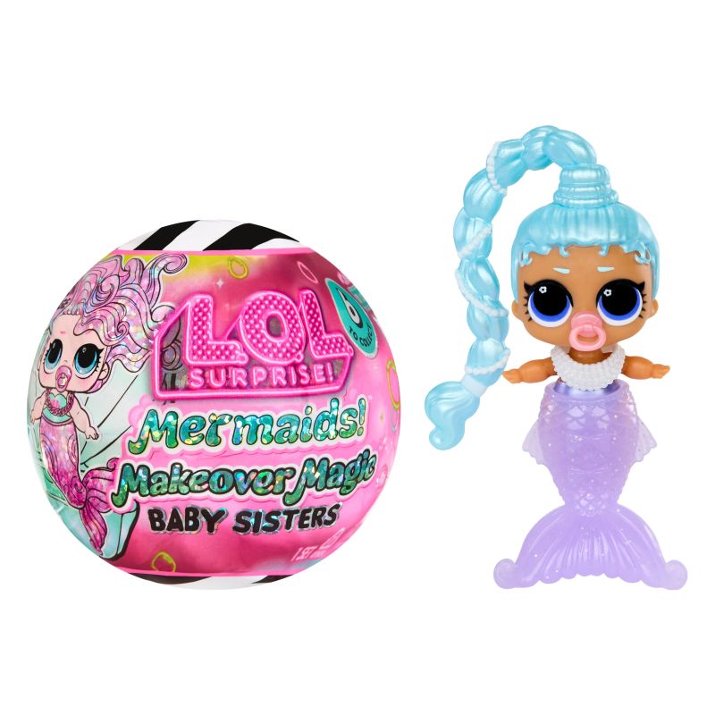 L.O.L. Surprise lelle Mermaids! Makeover Magic Little Sisters