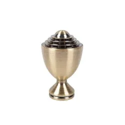 Curtain rod finials palacio gold 25 2pc