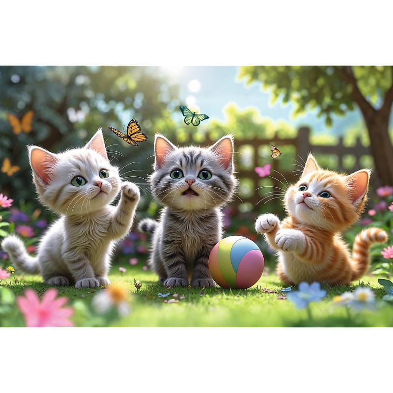 TREFL Puzle Kaķēni, 60 gab.