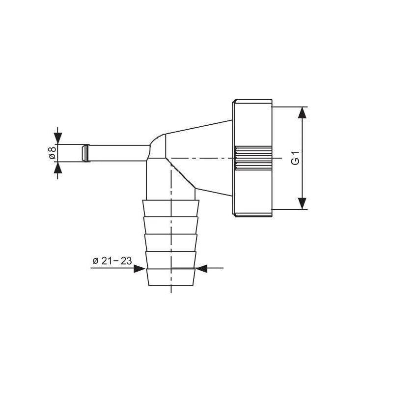 Syphon for wash mach and dryer 2505