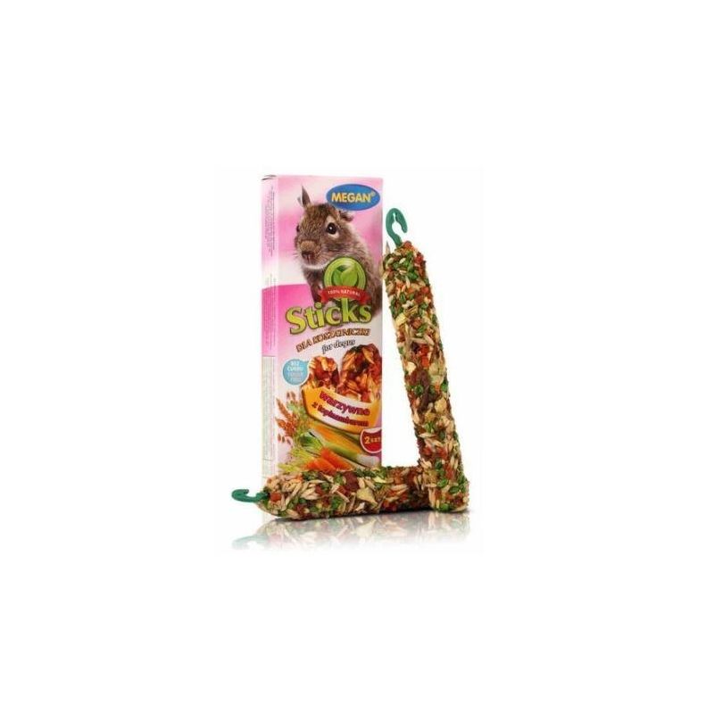 Лакомства для дегу Megan с овощами и артишоками. 2 x 50 гр