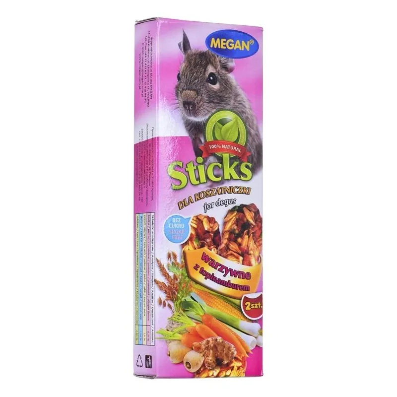 Gardumi degu Megan ar dārzeņiem un artišokiem, 2 x 50 g