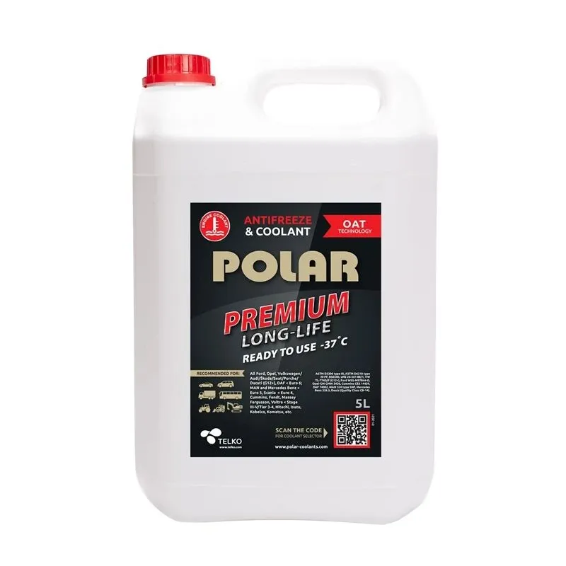 Dzesēšanas šķidrums Polar. antifrīzi. 5 l