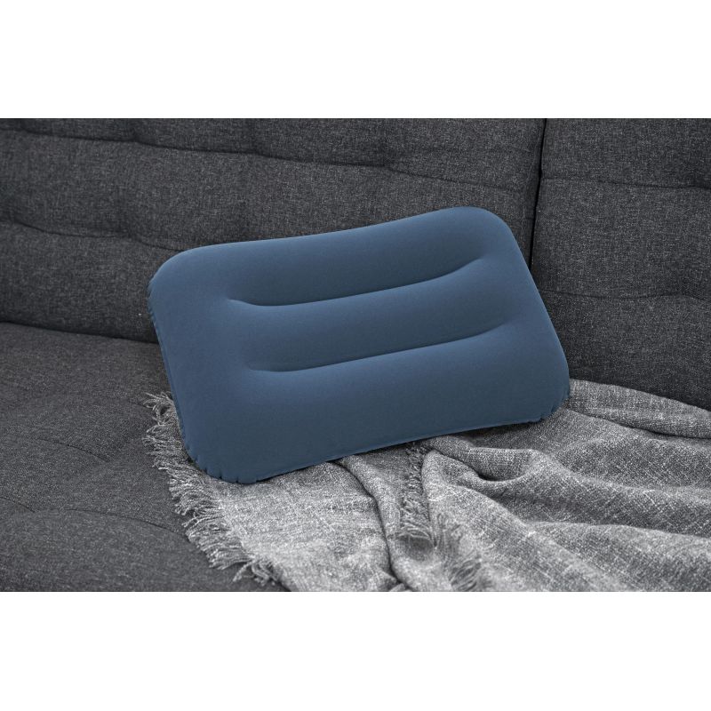 Piepūšams spilvens Bestway 67121, zila krās.-balta krās., 42 cm x 26 cm x 10 cm