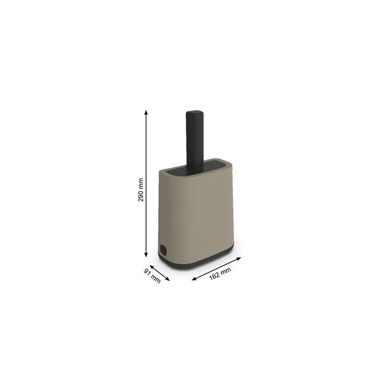 Scoop with holder garb bag biala