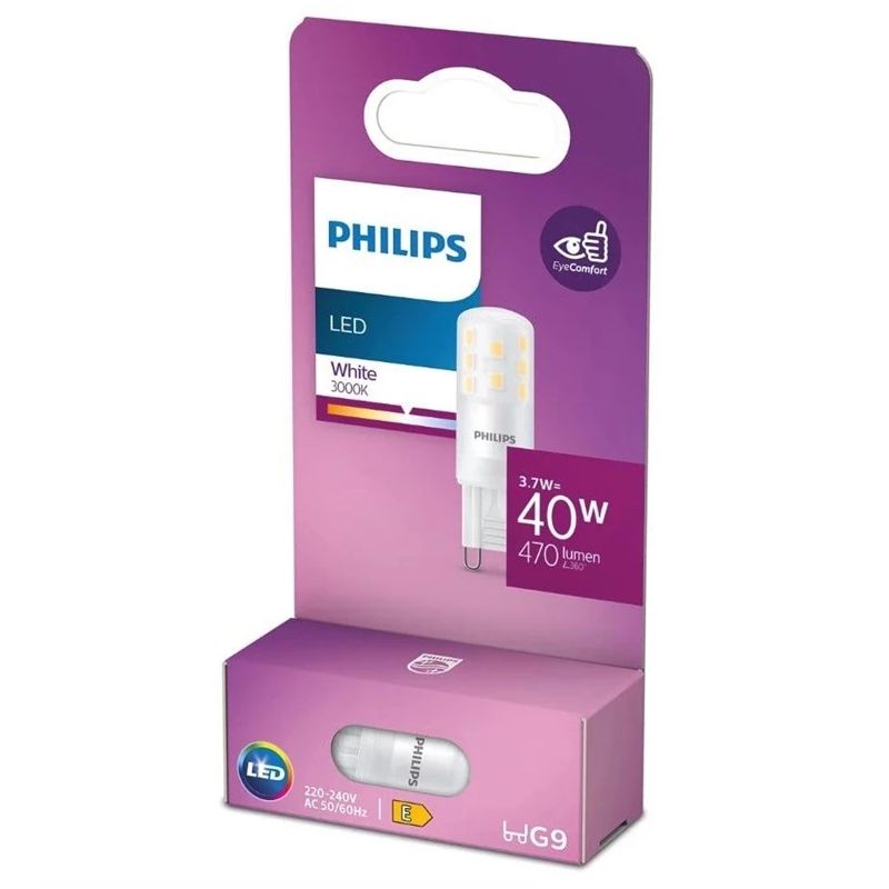 Bulb led g9 3.7w 470lm 3000k wh nd str6
