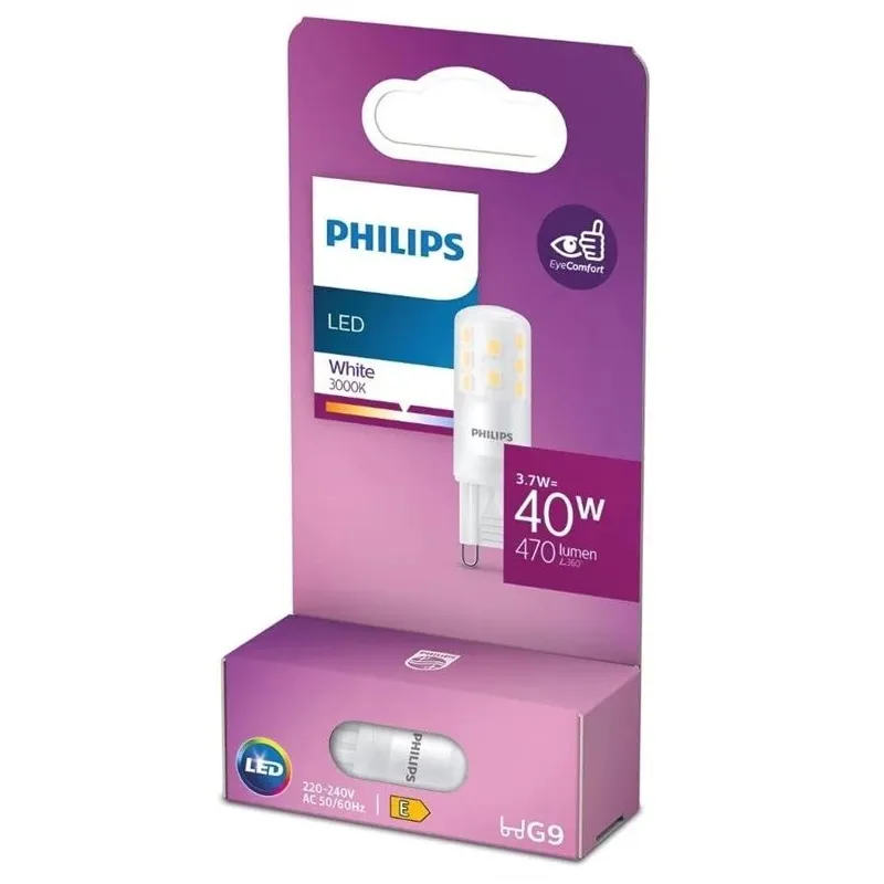 Spuldze led g9 3.7w 470lm 3000k wh str6