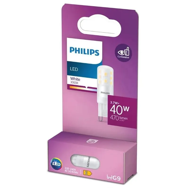 Spuldze led g9 3.7w 470lm 3000k wh str6
