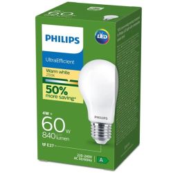 Bulb led e27 a60 4w 840lm 2700k