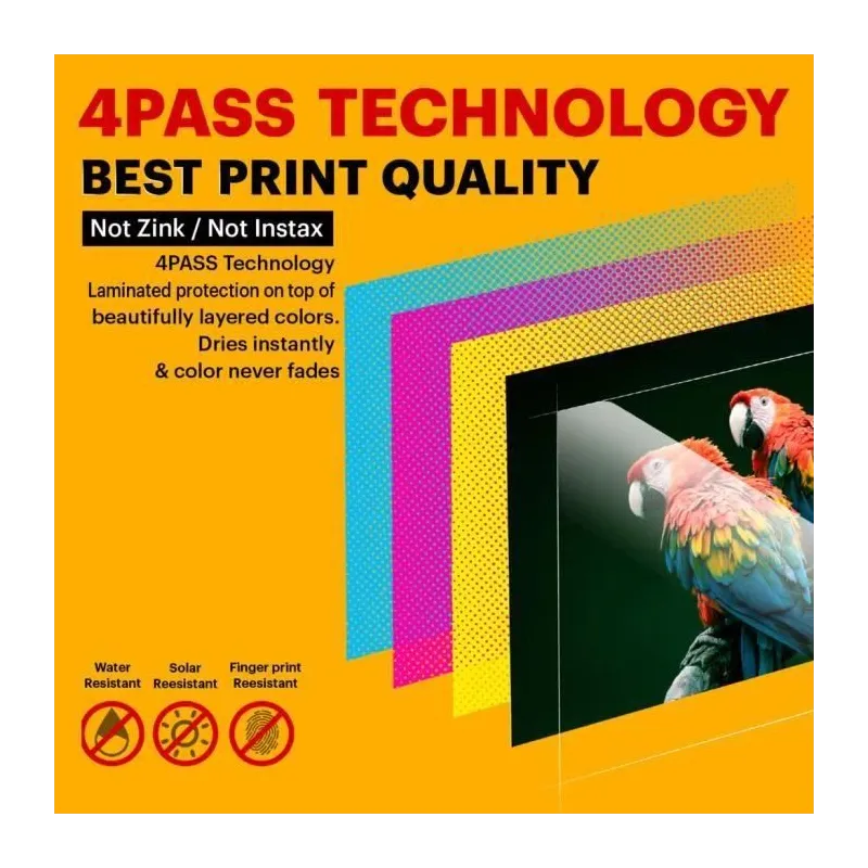 Kodak PD460 Printer Dock Bluetoot Yellow and 10 paper