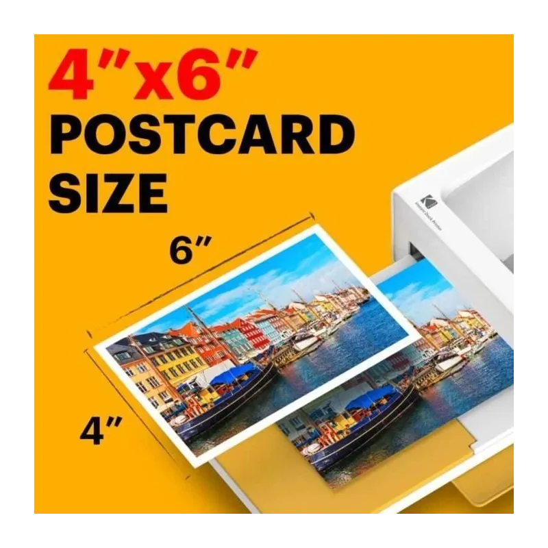 Kodak PD460 Printer Dock Bluetoot Yellow and 10 paper