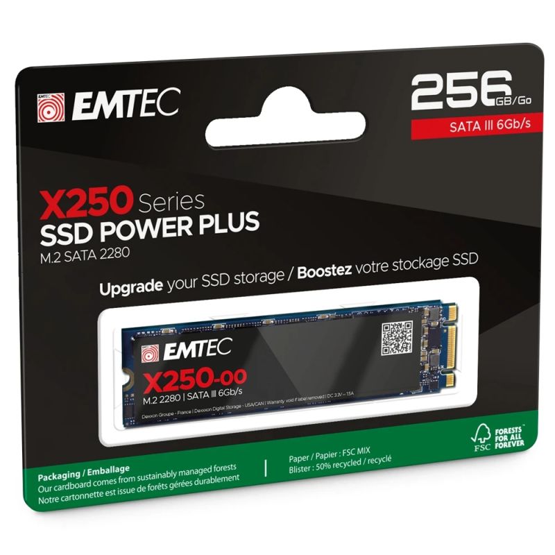 Emtec SSD M2 Sata X250 256GB Power Plus
