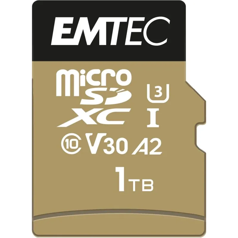 Emtec MicroSDXC 1TB UHS-I U3 V30 A2 SpeedIN Pro