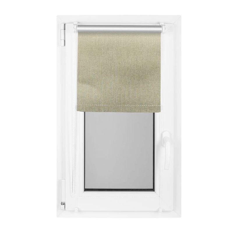 Roller blind mini melange 5 67x150 beige