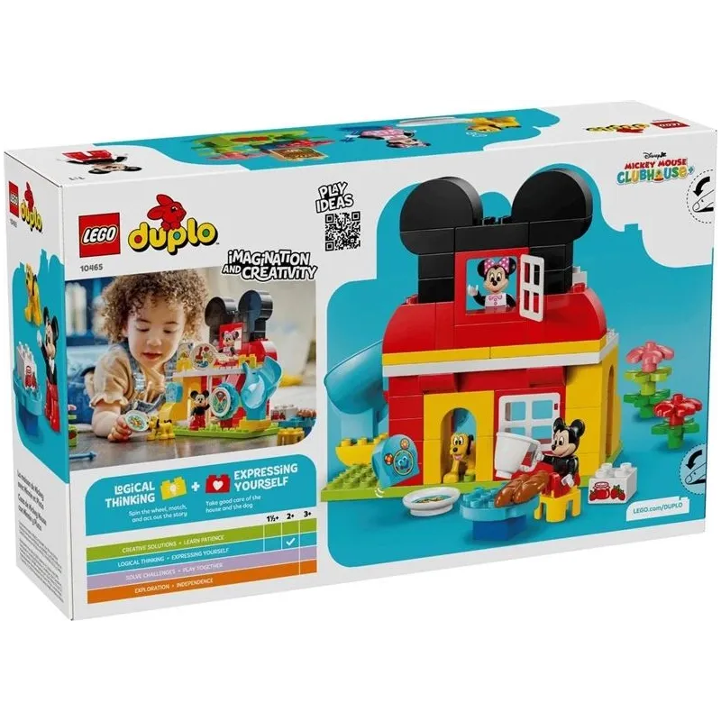 LEGO DUPLO Peles Mikija klubs 10465 konstruktors. 87 gab.