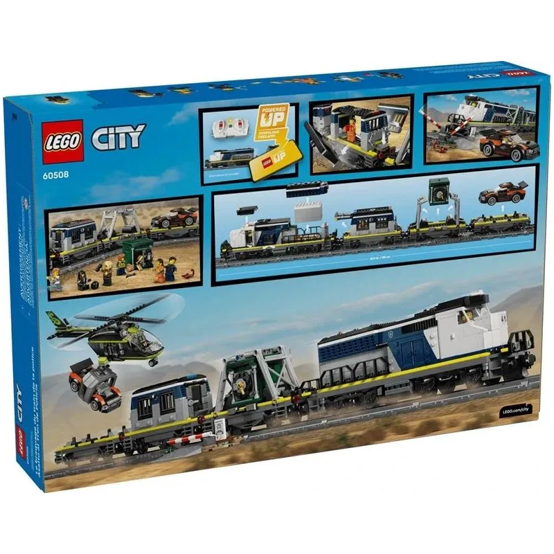 LEGO City vilciena aplaupīšanas konstruktors 60508. 1313 gab