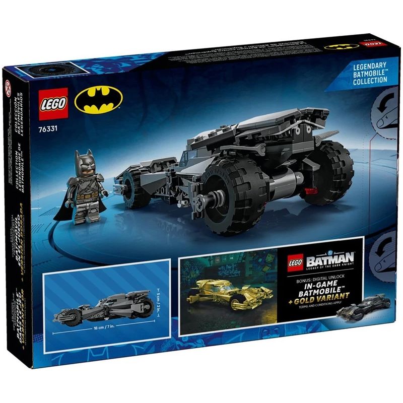 Konstruktors LEGO Batman Betmena automobilis 76331. 220 gab.