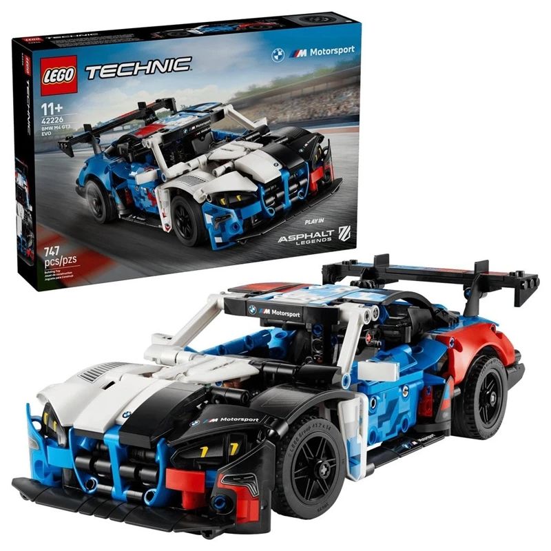 Konstruktorius LEGO Technic „BMW M4 GT3 EVO“ 42226. 747 vnt.