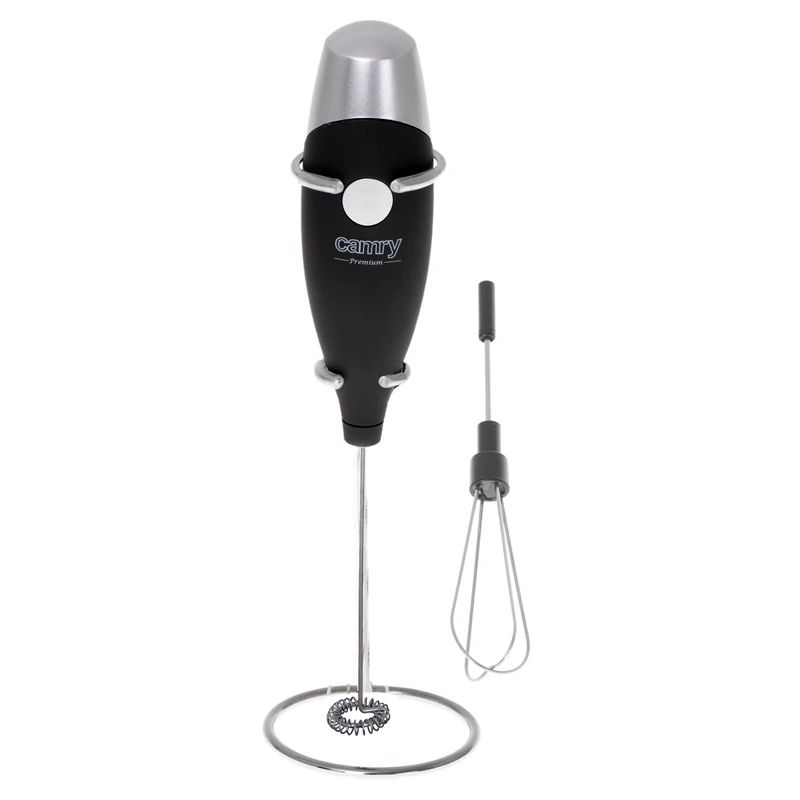 Camry - Milk Frother - CR 4501 - Milk frother - Black-Stainless Steel