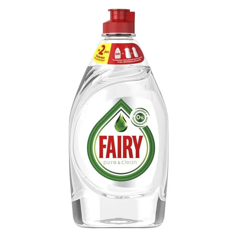 Indų ploviklis Fairy Pure & Clean. 0.9 l