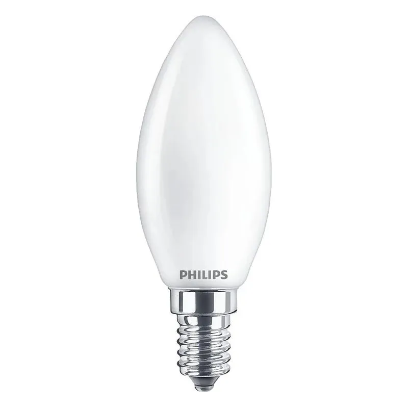Spuldze Philips LED. B35. silti balta. E14. 3.4 W. 470 lm