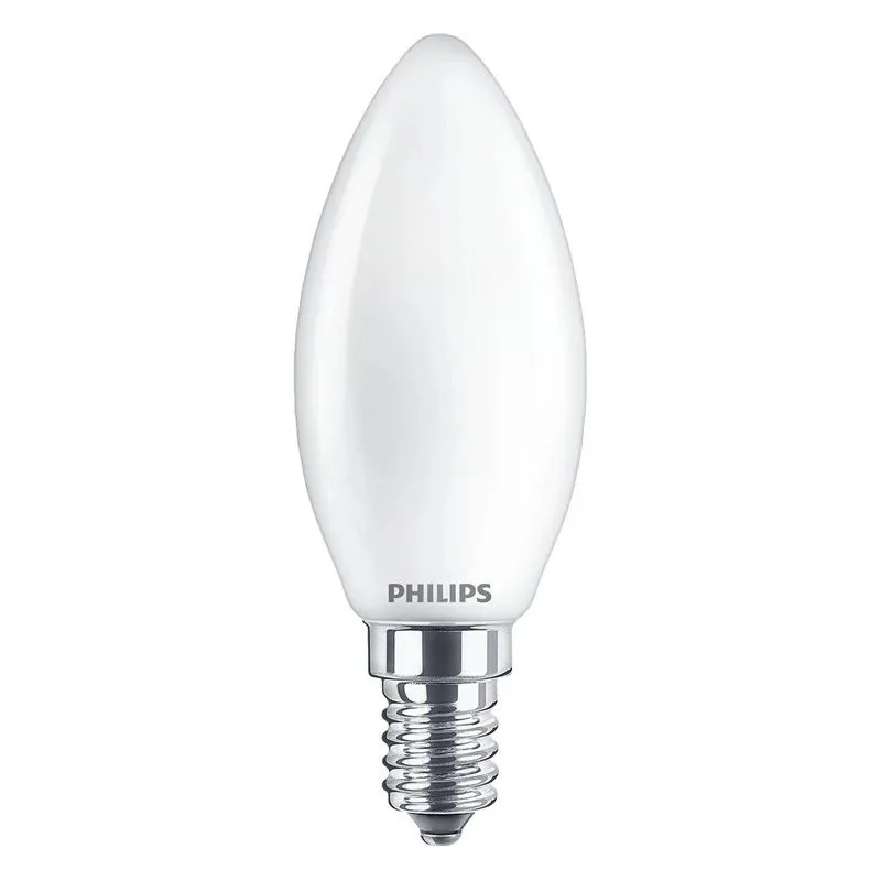 Spuldze Philips LED. B35. silti balta. E14. 3.4 W. 470 lm