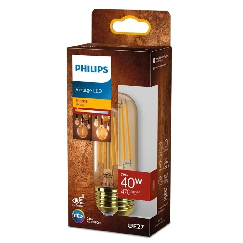 Lemputė led e27 t32 7w 1800k 470lm amb