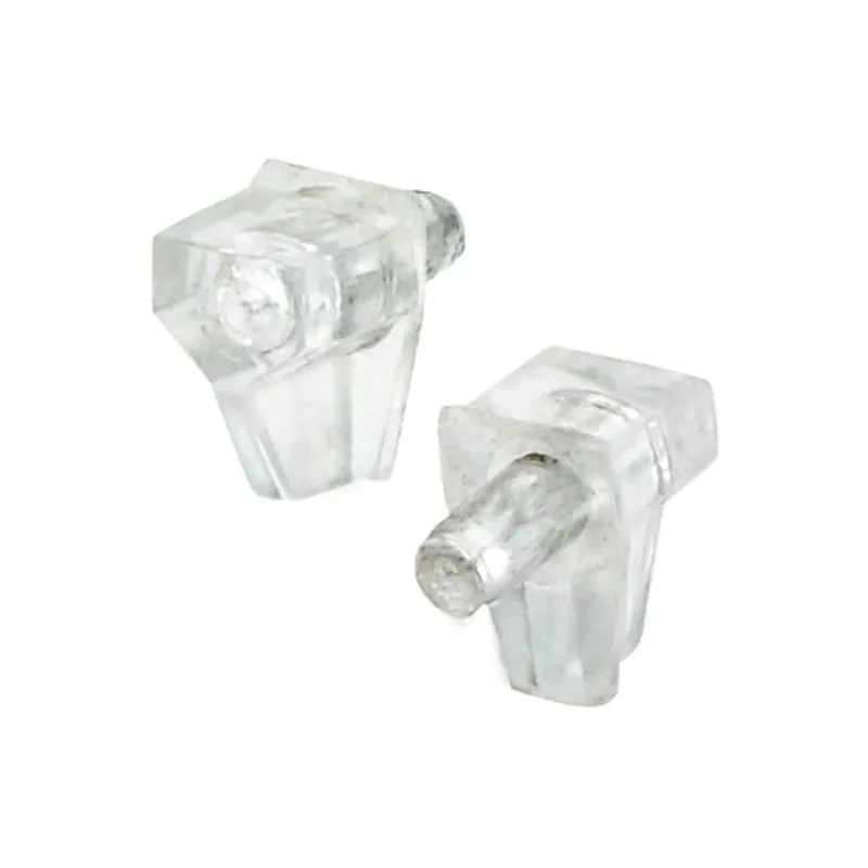 Lentynų laikikliai SB 6050. skaidrūs. 10x10x5 mm. 20 vnt.