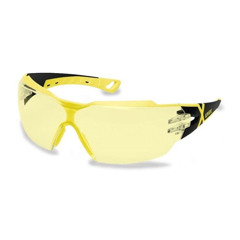 Safety goggles uvexpheos cx2 yellow len