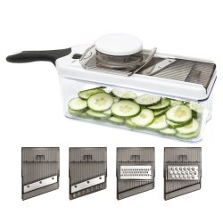 Rīve dārzeņiem un augļiem ar konteineri 1500ml