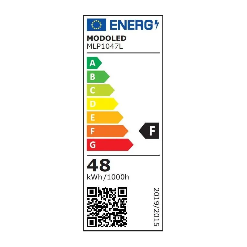 Luminaire led 48w 4200lm 4000k ip40150cm