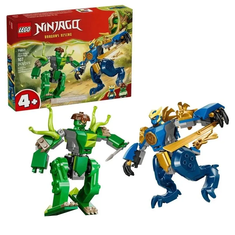 LEGO Ninjago Džeja robotu cīņa 71853. 107 gab.