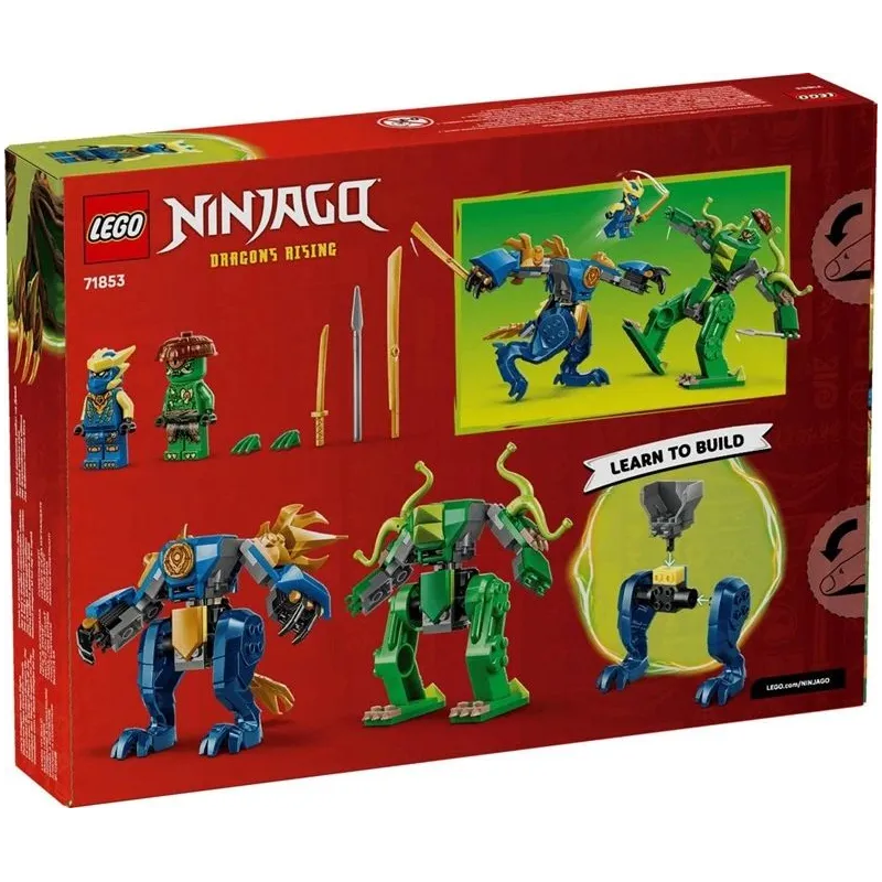 Konstruktorius LEGO Ninjago Jay roboto kova 71853. 107 vnt.