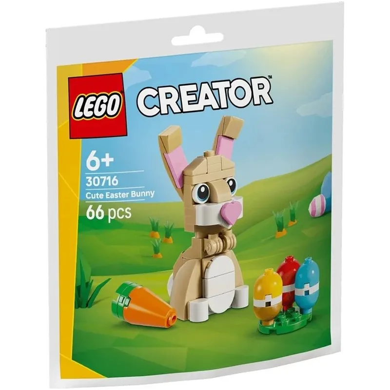 Konstruktors LEGO Bunny 30716. 66 gab.