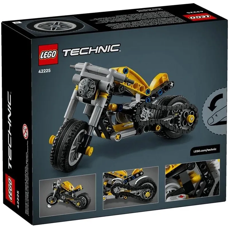 LEGO Technic motocikla konstruktors 42225. 151 gab.