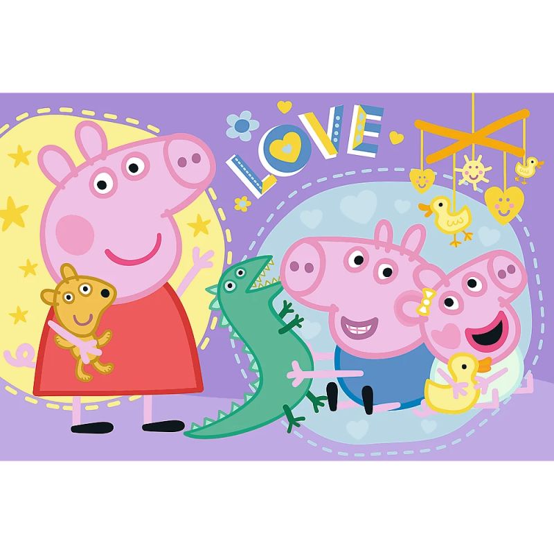TREFL PEPPA PIG Puzle Peppa, 60 gab.