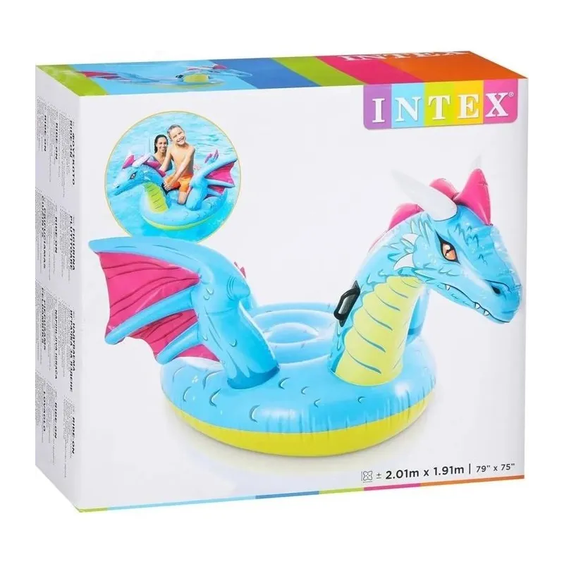 Peldamrīks dragon ride-on 201x191cm