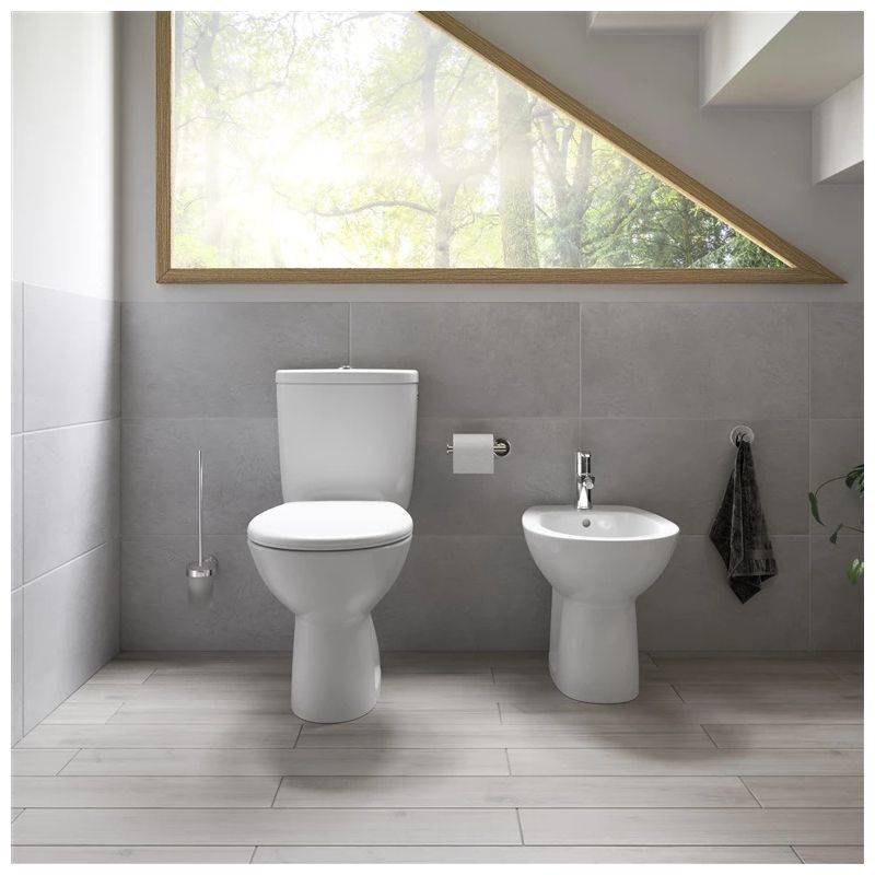 Unitazas pastatom euroline-n koos kaanega bal